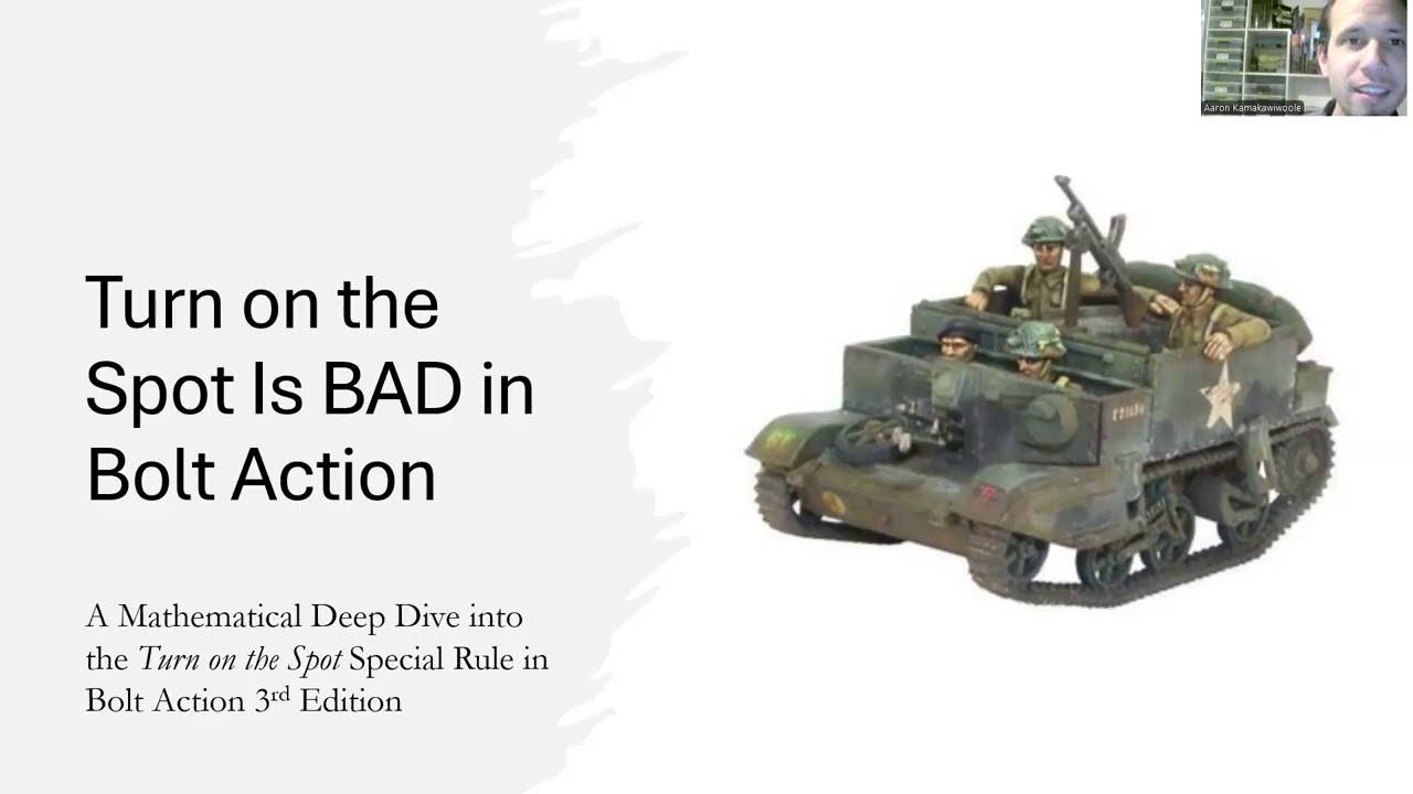 Turn on the Spot Is BAD in Bolt Action