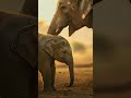 Baby Elephant Hates City 🐘💔 | Emotional Story | #shorts #elephant #ai