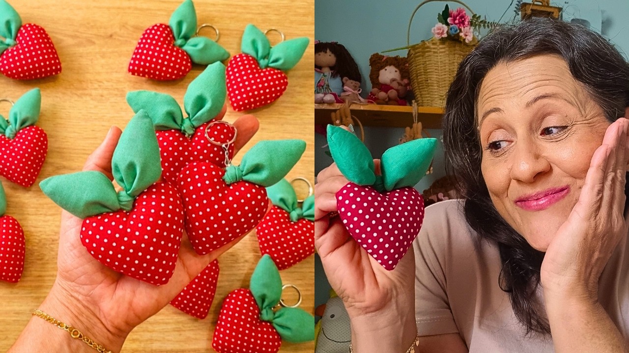 ISSO DÁ MUITO DINHEIRO! Artesanato Fácil com Sobras de Tecido que Rende Encomendas O Ano Todo!