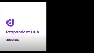 Respondent Hub Training - March 2021