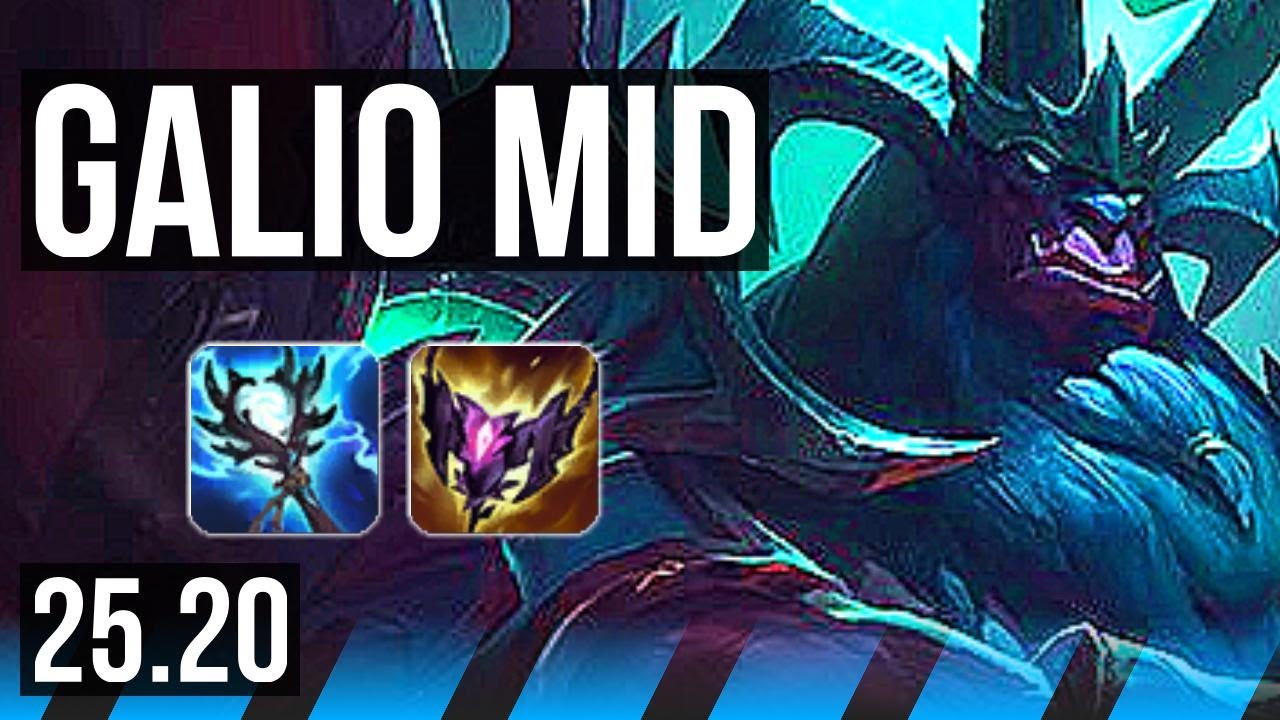 GALIO vs AHRI (MID) | KR Grandmaster | 25.20