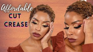 Easy Cut Crease Using SUPER Pigmented Affordable Eyeshadow Palette | BeautyByLee