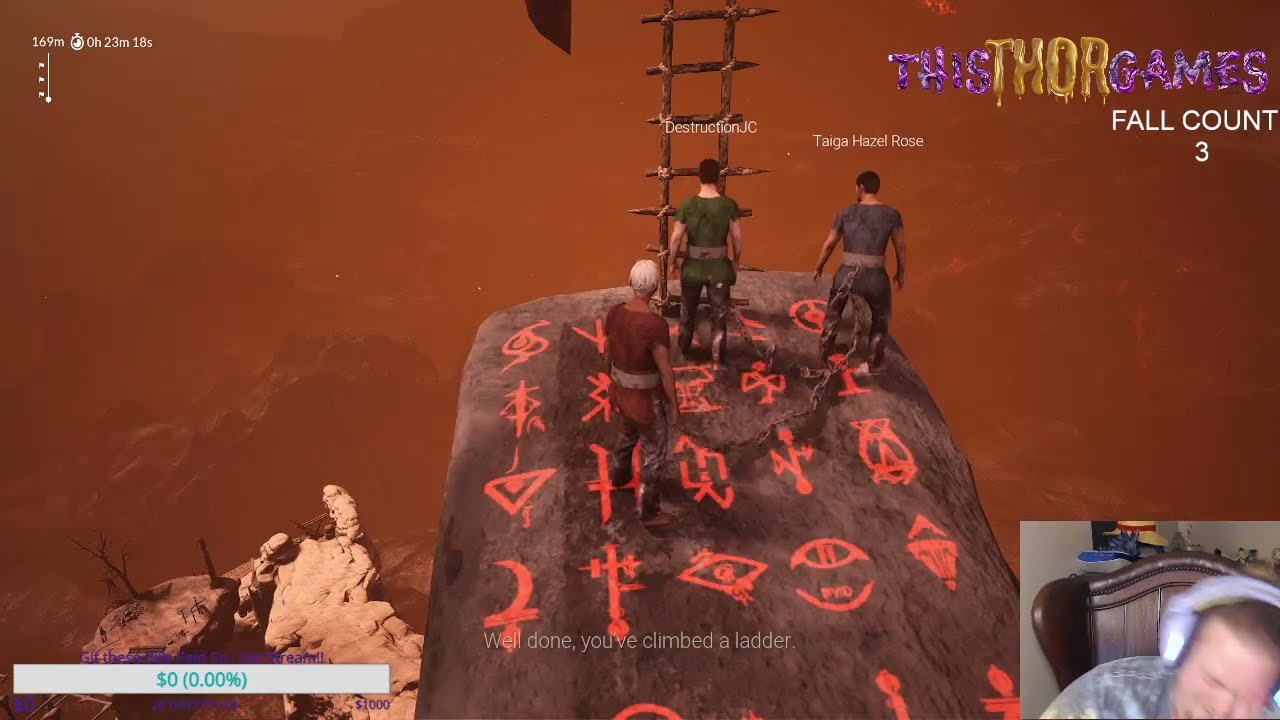 ThisThorGames and DestructionJC Tackle Insane Obstacles on the Road to Heaven! Chained Together!