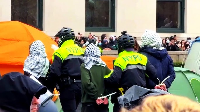 Nypd Arrest Over 100 At Columbia University Pro Palestine Rally