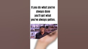 Tony Robbins if you do what you