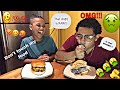 Raw vs cooked food challenge gone wrong