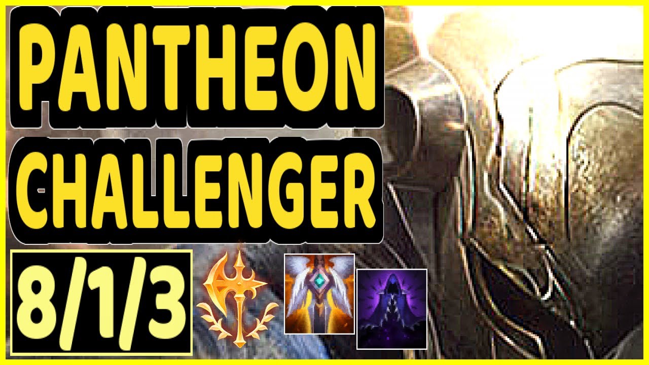 KEEGUN (PANTHEON) - 8/1/3 KDA CHALLENGER GAMEPLAY - NA
