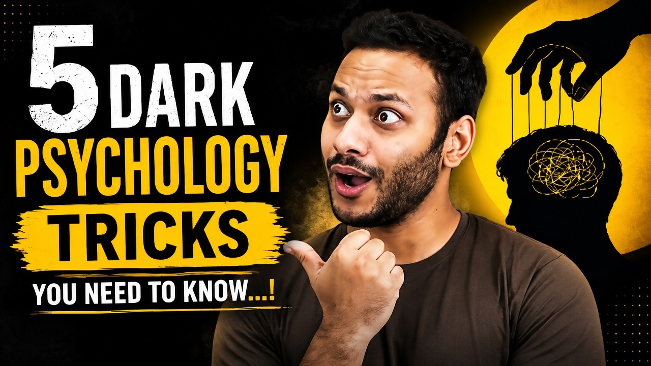 5 Dark Psychology Tricks You Need to Know...!
