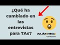 Entrevistas técnicas para test automations