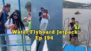 Water Flyboard Jetpack 🏄‍♂🥰 Water Park 💦 Ep 194 #flyboard #adventure #waterpark