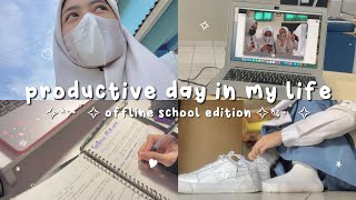 productive day in my life ✿･ﾟ✧ offline school edition!! + afterschool routine | Ghaida Salma screenshot 5