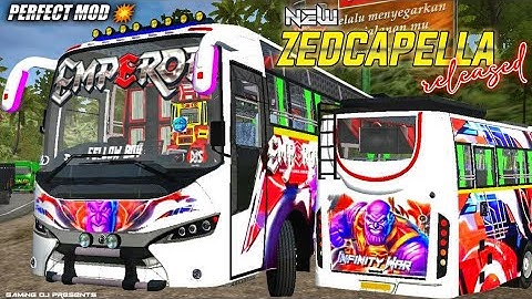 Bussid New ZEDCAPELLA BUS MOD For Bus Simulator Indonesia || Released || Gaming OJ || #bussidmod