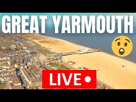 🔴 Great Yarmouth LIVE - Golden Mile Seafront TOUR February Half Term