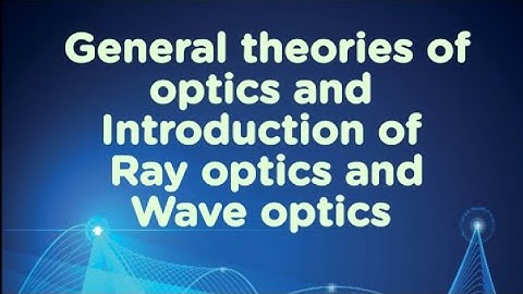 Physical Optics and Laser-1.0 {INTRODUCTION }