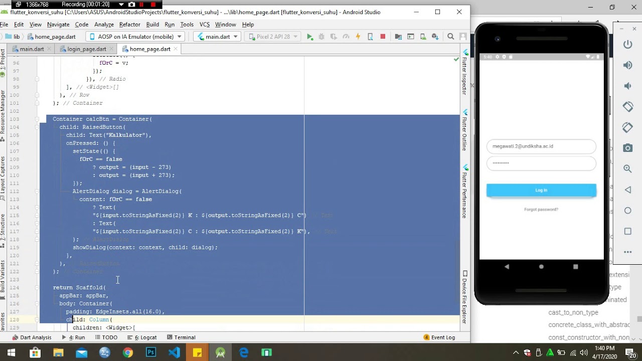 Tugas Project Uts Pemrograman Mobile - YouTube