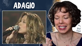 Vocal Coach reacts to Lara Fabian singing Adagio