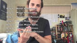 7 Days of Pentatonic Introduction Video - By Jacob Petrossian