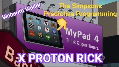 ⚛ Simpsons Prediction #GeniusAct - XPR - Webauth Wallet #Ipad #Metallicus - Loan Protocol #Crypto