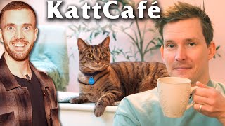 Vi besöker ett café fullt av katter!