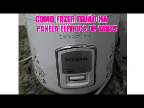 FEIJÃO NA PANELA ELÉTRICA DE ARROZ  (FÁCIL DE FAZER)