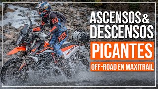 CÓMO SUBIR Y BAJAR PENDIENTES PRONUNCIADAS EN OFFROAD SOBRE UNA MOTO MAXITRAIL #locosporlaaventura