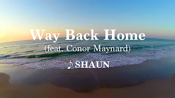 【カタカナ付きカラオケ動画】SHAUN「Way Back Home (feat. Conor Maynard) [Sam Feldt Edit] 」【公式】