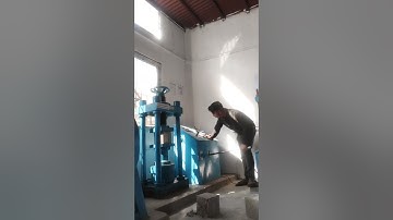 Cube test ( Engineering Material Testing lab Janakpurdham)