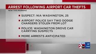Woman charged after cars stolen from BNA
