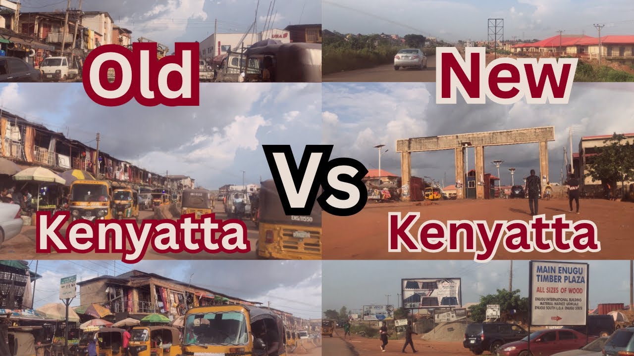 ENUGU a Drive through Old Kenyatta to New Kenyatta market Enugu in
