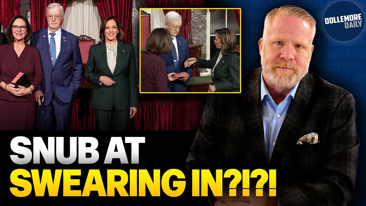 Husband of Republican Senator REJECTED HANDSHAKE w/ Gracious Kamala Harris!!!