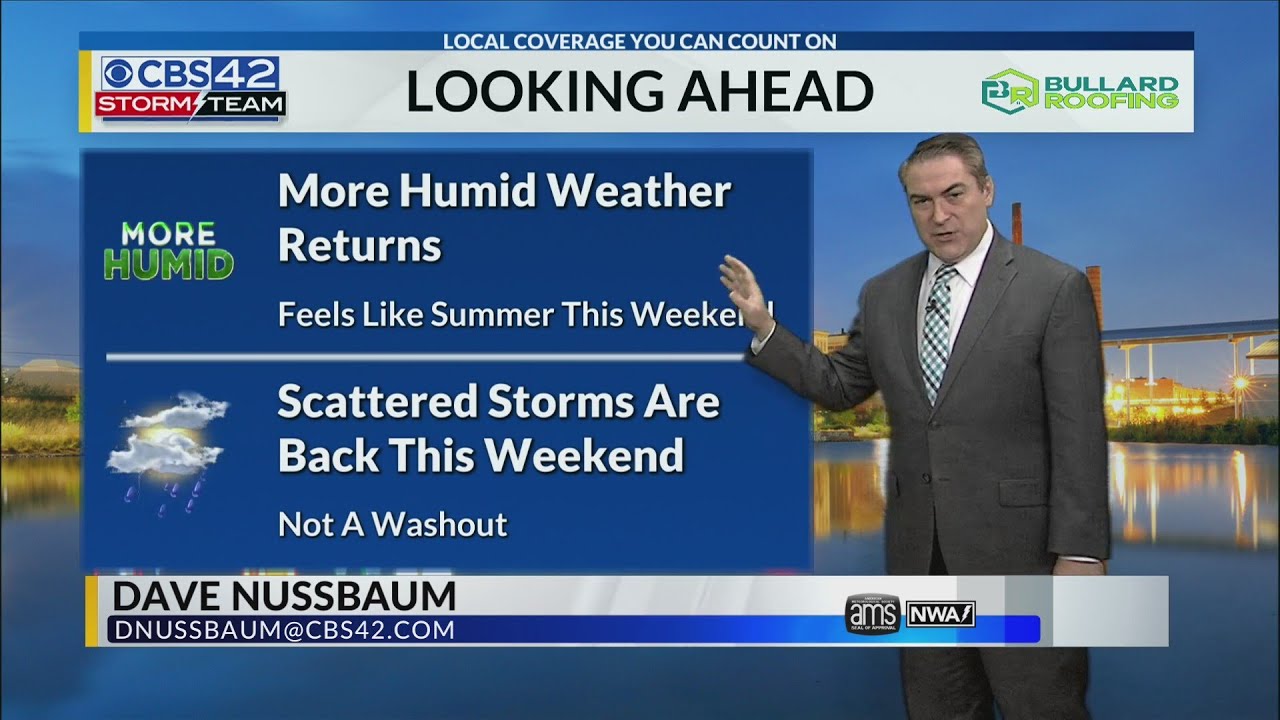 May 29th CBS 42 News at 4 pm Weather Update - YouTube