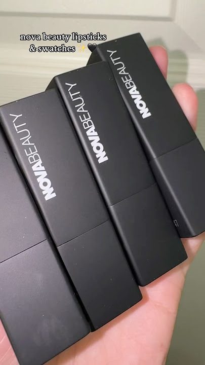 nova beauty lipsticks & swatches ✨🖤