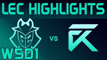 G2 vs XL Highlights LEC Spring 2020 W5D1 G2 Esports vs Excel Esports LEC Highlights 2020 by Onivia