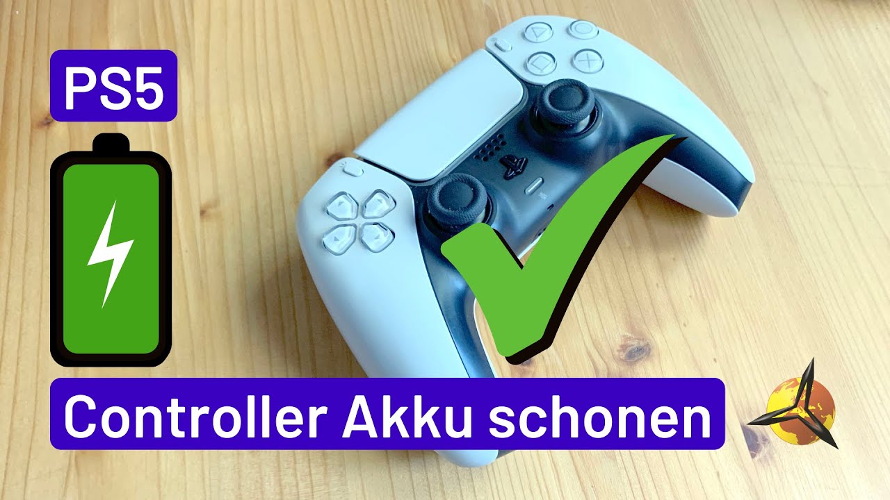 PS5 Controller Akku schonen - Akkulaufzeit verlängern 