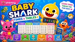 Pinkfong Baby Shark Times x Tables - Full Gameplay Learning English Game Fun for Kids (iOS,Android) screenshot 2