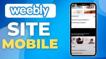 How To Edit Mobile Site On Weebly | Tutorial