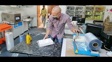 YC 450HL I bar Sealer and Stanley Heat Gun Video3