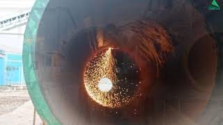 P11 steam boiler pipe replacement to turbine