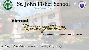 SJFS High School Virtual Recognition AY 2020-2021