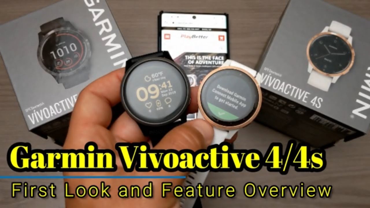 Garmin Vivoactive 4/4s - Look and Feature Overview - YouTube
