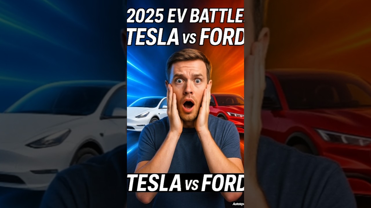 ford vs tesla 2025 😲 😱