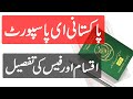 Pakistani E-Passport Fees Details 2023