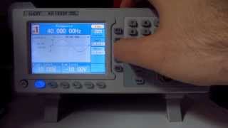 Owon AG1022F - Basic Navigation