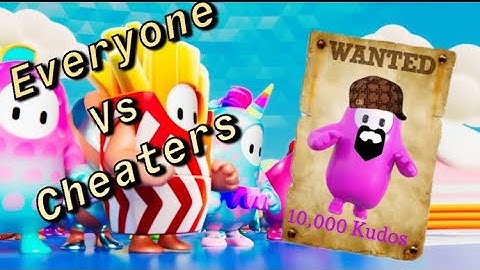 FALL GUYS VS THE HACKERS EPIC MOMENTS CHEATER FAILS #Fallguys