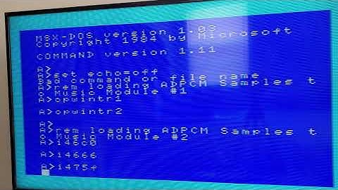 May 30, 2021 Testing Operation Wolf Enhanced (INTRO DISC via GOTEK FDD) On SONY HB-F1XDJ(256KB)