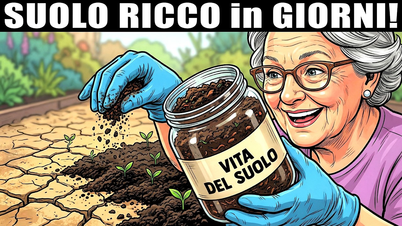 Questo Trasforma il Suolo MORTO in Suolo RICCO da 100 ANNI in GIORNI