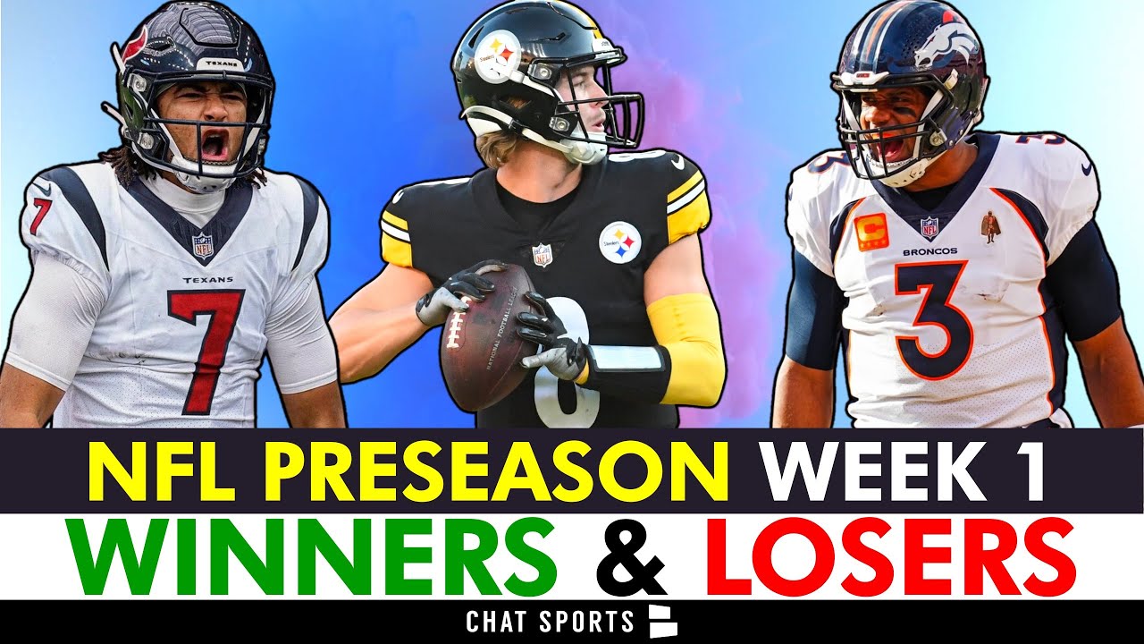 2023 NFL Preseason Week 1 Winners & Losers Ft. Kenny Pickett, Russell
