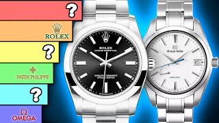 Ranking Watch Brands - Luxury Brand Pyramid 