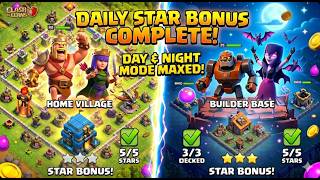 The Completionist: "Double Star Bonus Speedrun! 🌟 TH12 &amp; BH7 Loot is CRAZY"