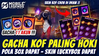GET THE KOF CHOU SKIN DIRECTLY FROM GACHA!! ALL IN GACHA EVENT KOF NYARI PATTERN 30X DRAW - MOBIL...